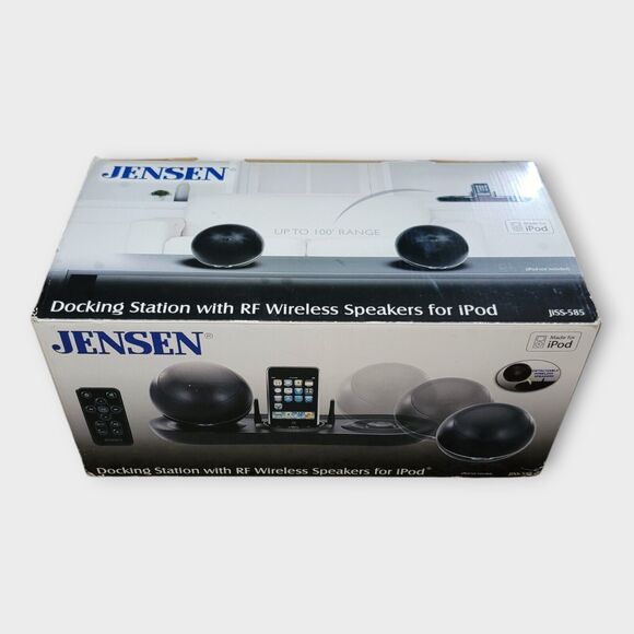 Jensen Universal Docking Station with RF Wireless Speakers for iPod Jiss-585 - Picture 9 of 9